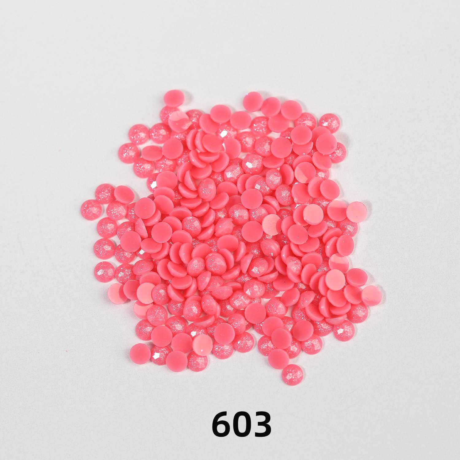 Runde AB-Perlen, 1 Beutel (2000 Stück), einfarbig