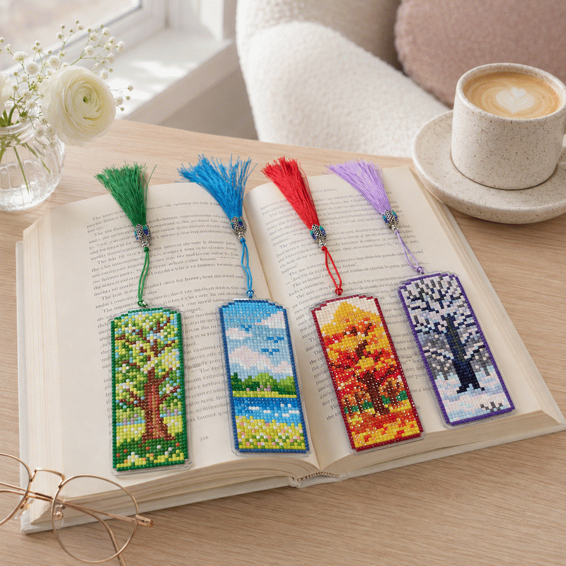 Lumigem Scenic Diamond Painting Bookmark Set