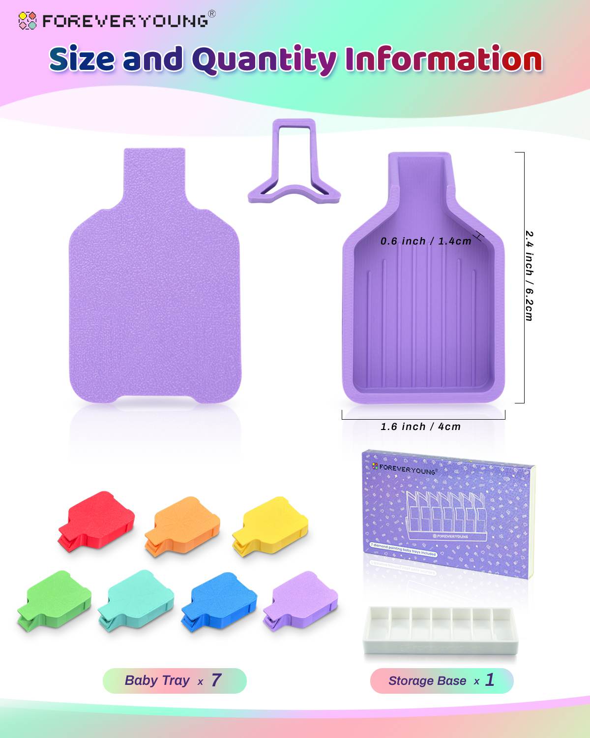 Foreveryoung Diamond Painting Baby Trays