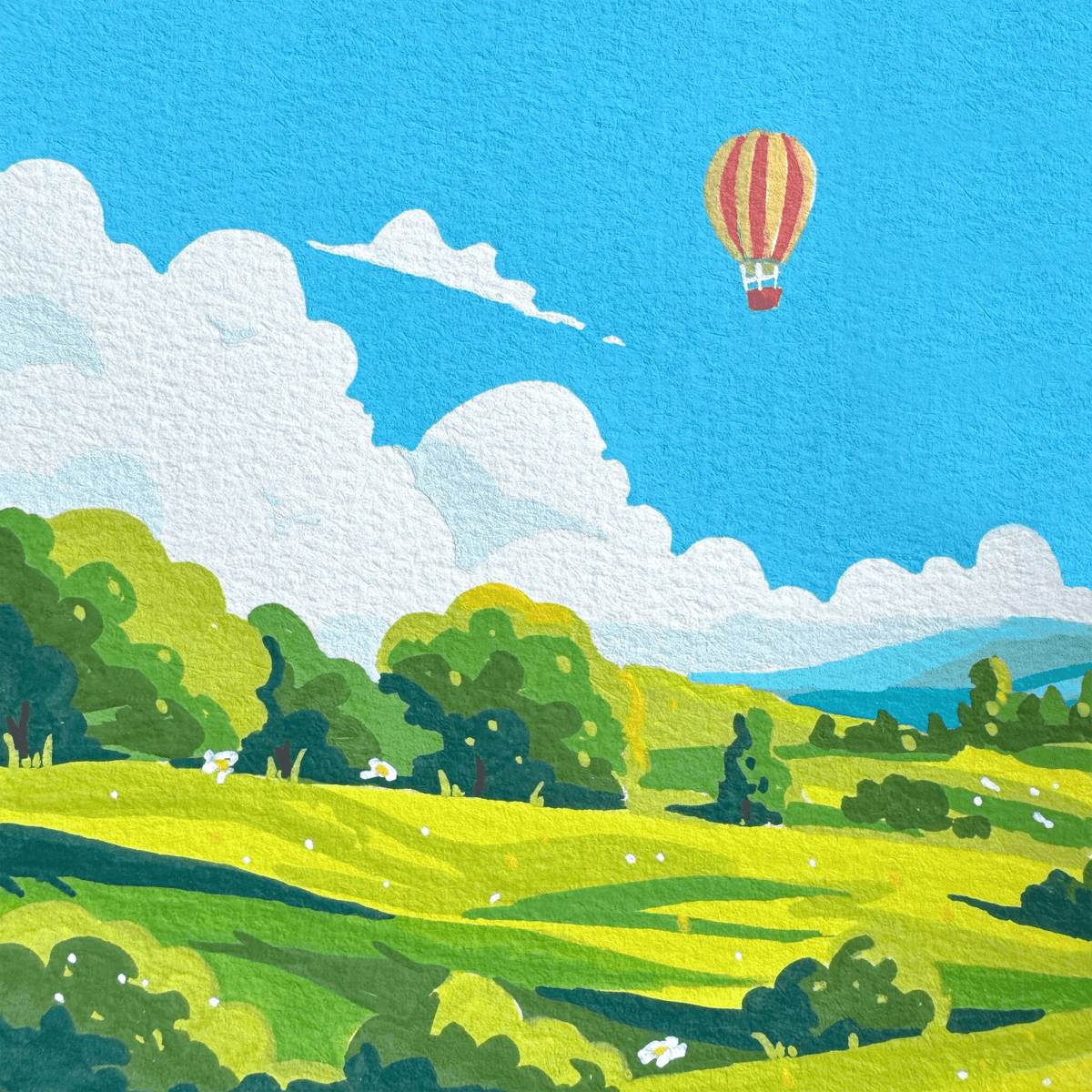 Charme rural au coucher du soleil