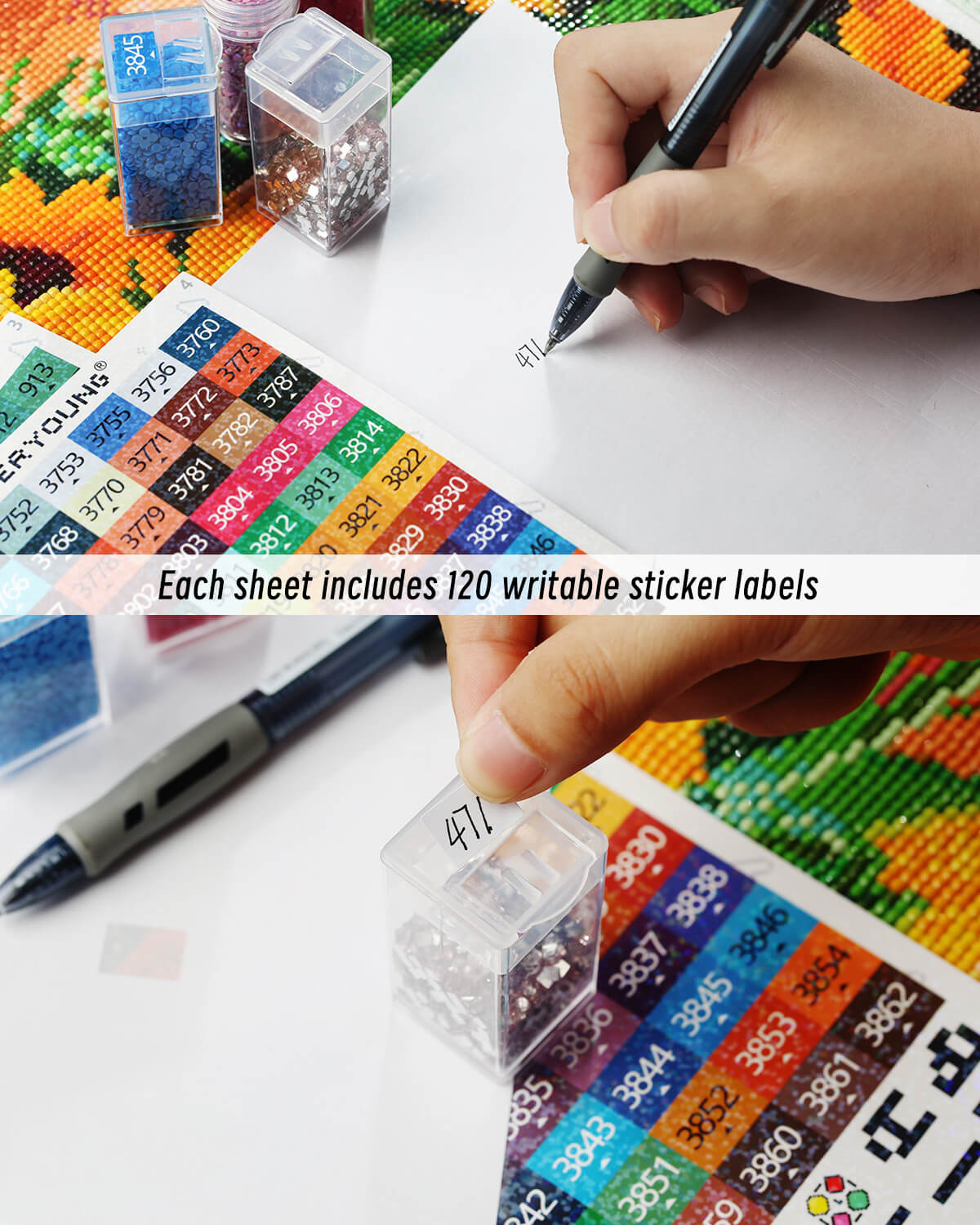 Diamond Painting Square Label