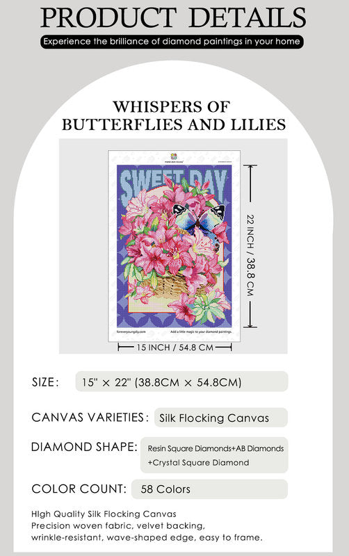 Whispers of Butterflies and Lilies