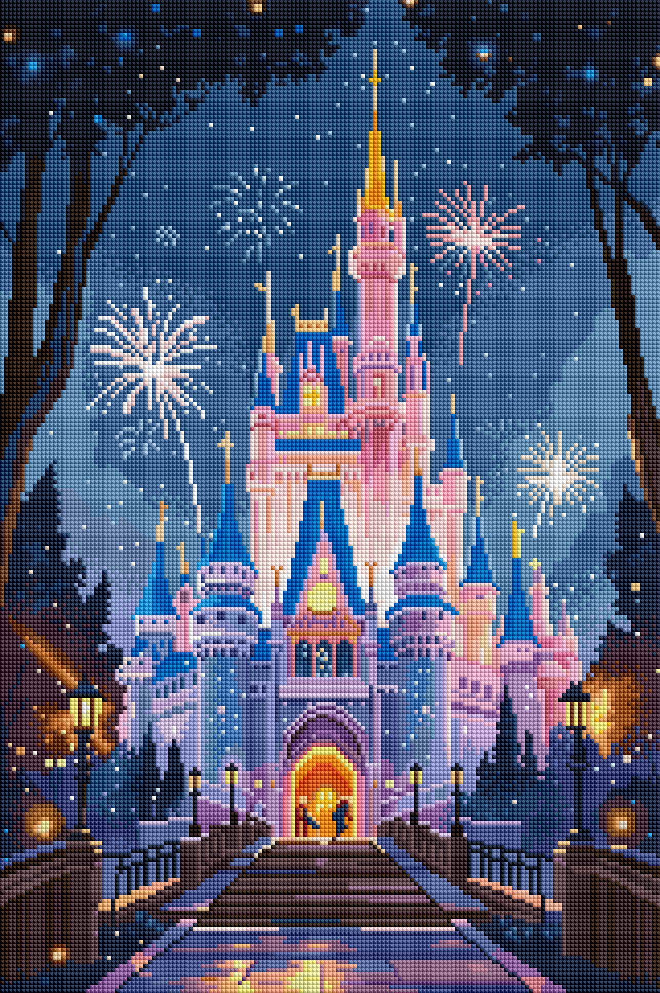 Glimmering Castle Night