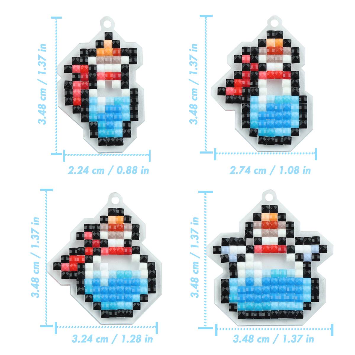 Mini Potion Acrylic Diamond Painting Keychain