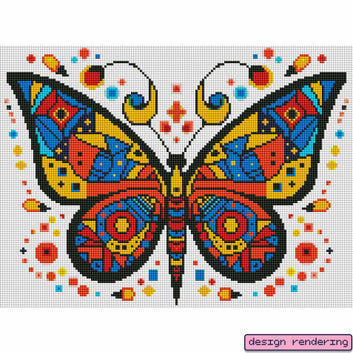 Beautiful Butterfly-Crystal diamonds and Luminous diamonds