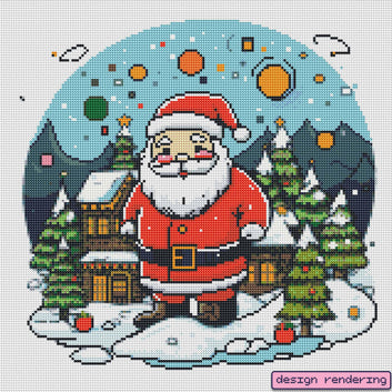 Fêtes glaciales avec le Père Noël