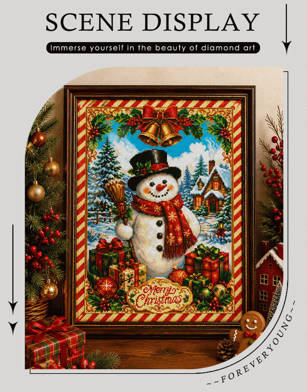 Festive Snowman Christmas Diamond Painting Collection