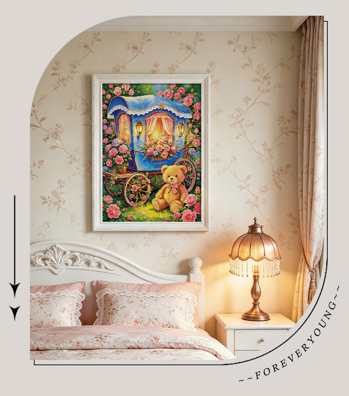 Whispers of the Rose Garden Diamond Painting Kit