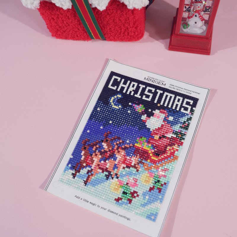 Minigem® : Christmas Diamond Painting Canvas Set