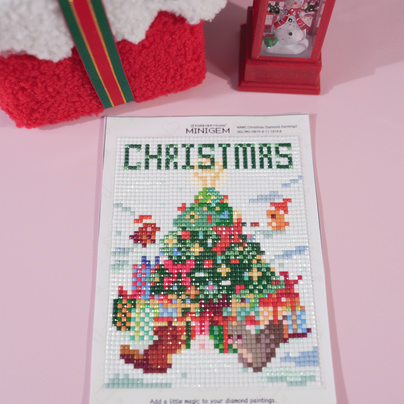 Minigem® : Christmas Diamond Painting Canvas Set