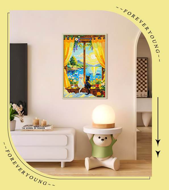 Lakeside Feline View