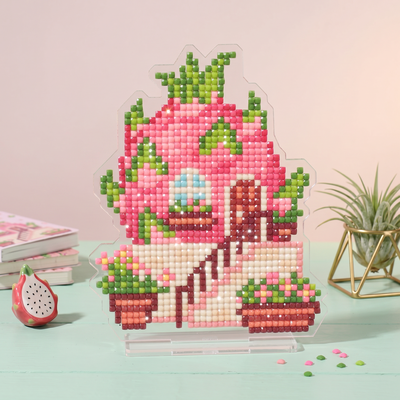 LumiGem Dragon Fruit House Diamond Painting Stand
