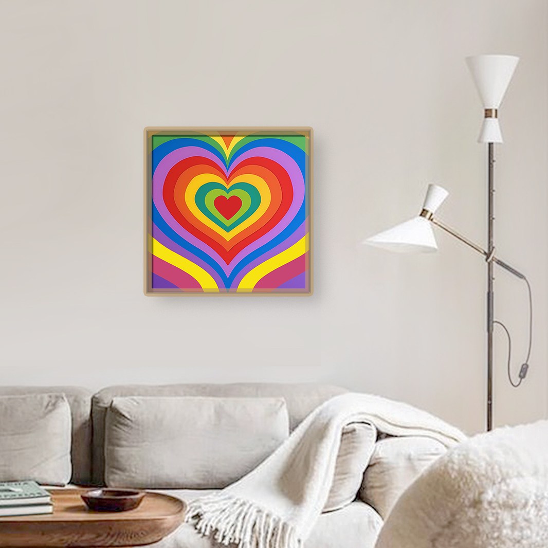 Lebendiges Prisma-Kristall-Diamantgemälde