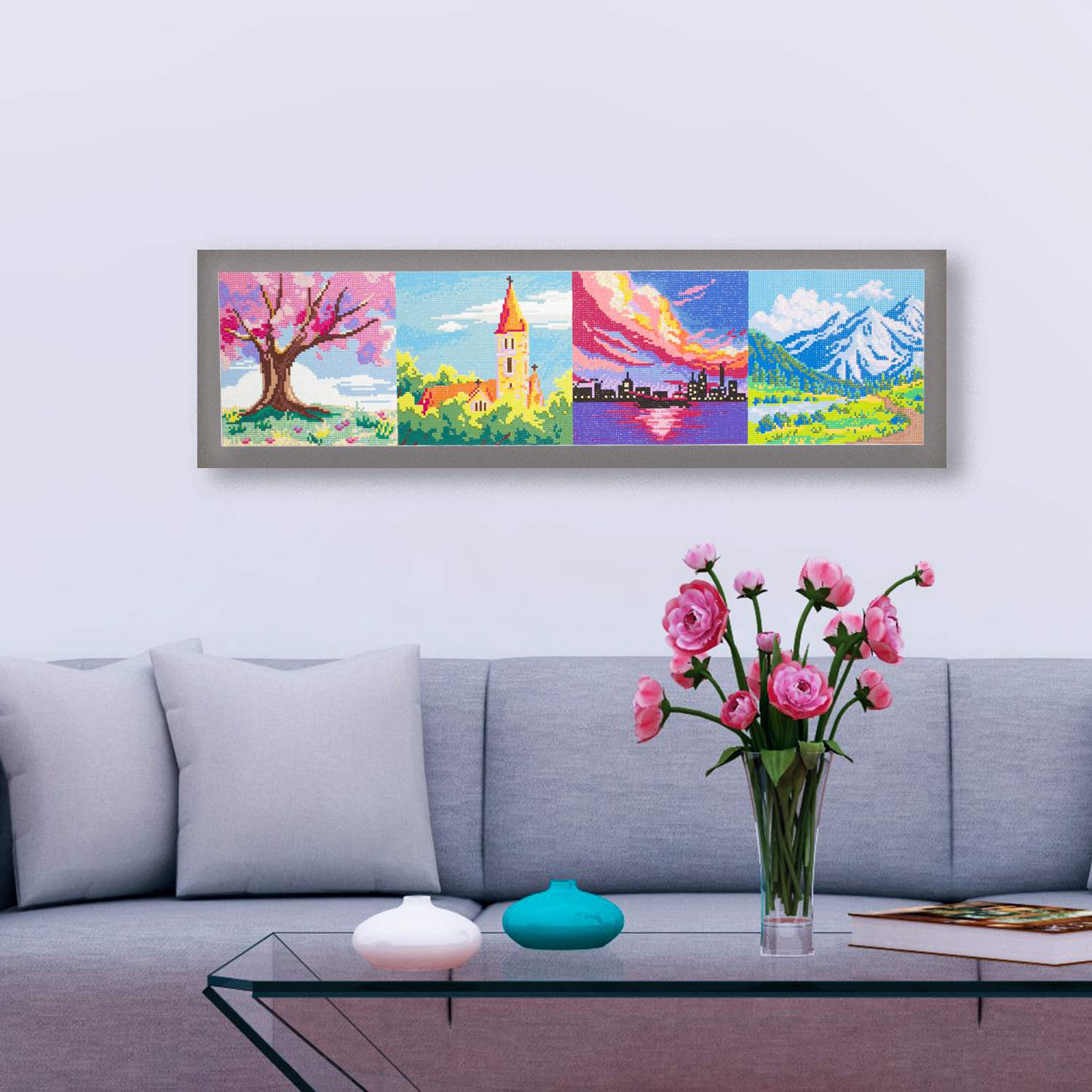 Vibrant Seasons Diamond Painting Series – Set of 4 | 8