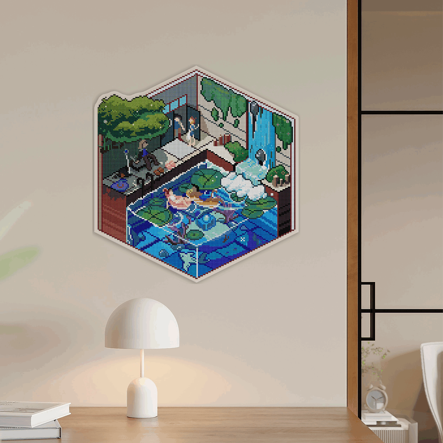 Acrylic Hexagon Diamond Painting - Forever Young®️ DIY -