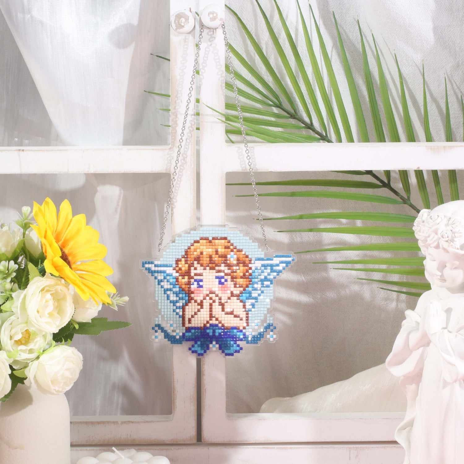 Angel Acrylic Diamond Painting Door Sign - Forever Young®️ DIY -