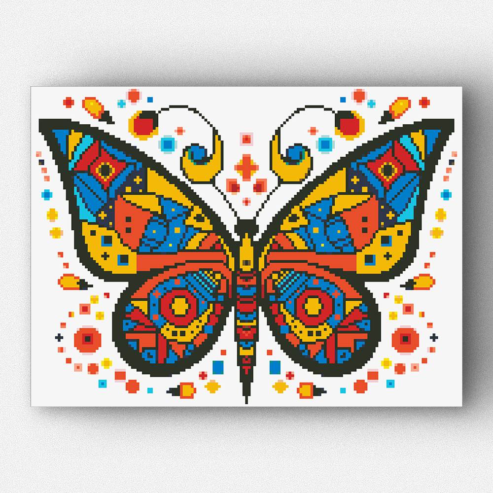 Beautiful Butterfly - Crystal diamonds and Luminous diamonds - Forever Young®️ DIY -
