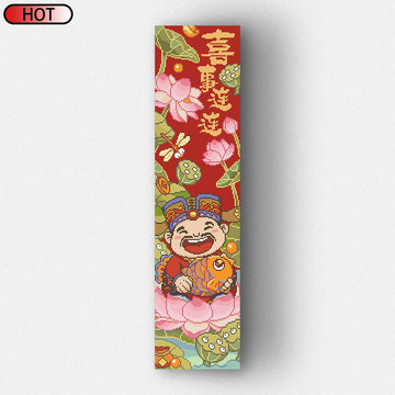 Es gibt viele freudige Anlässe – 喜事莲莲 (bedeutet überschwängliche Freude und anhaltendes Glück.)