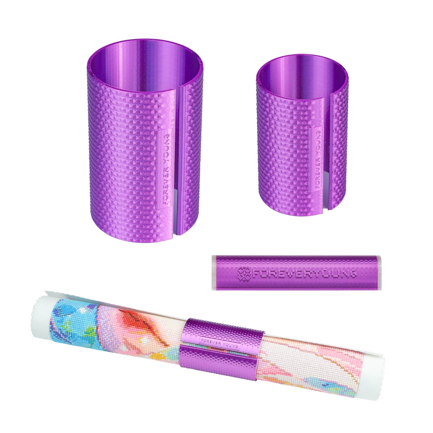 Diamond Painting Canvas Roll Storage Holder - Forever Young®️ DIY -