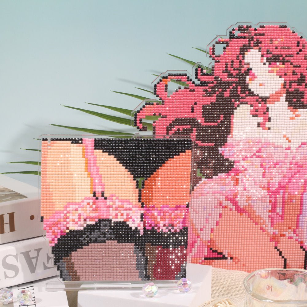 Long Legs Beauty Diamond Art Display Stand - Forever Young®️ DIY -