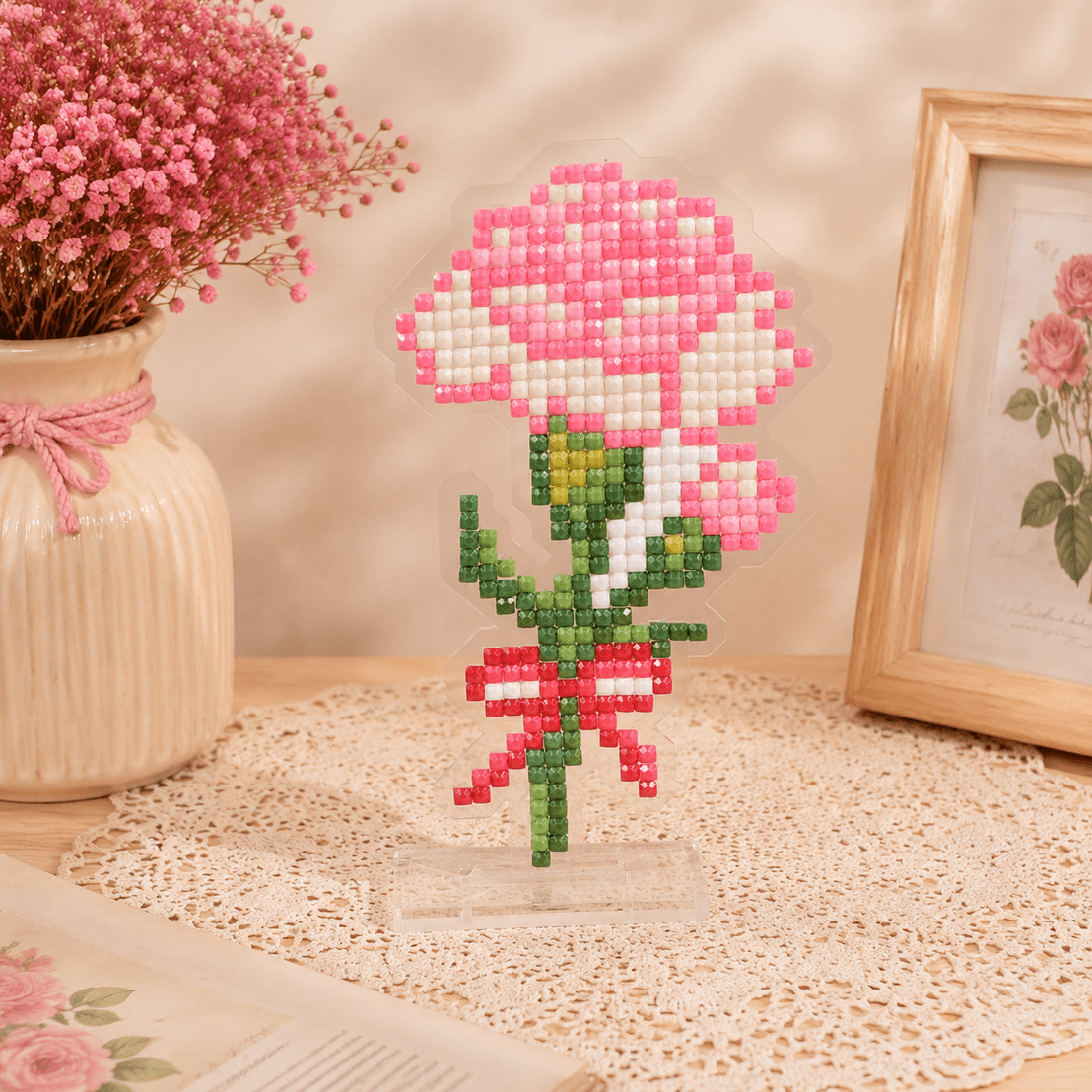 LumiGem Carnation Series 1 Diamond Painting Stand - Forever Young®️ DIY -