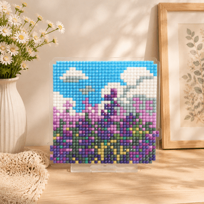 LumiGem Lavender Miniature Scene Diamond Painting Stand - Forever Young®️ DIY -