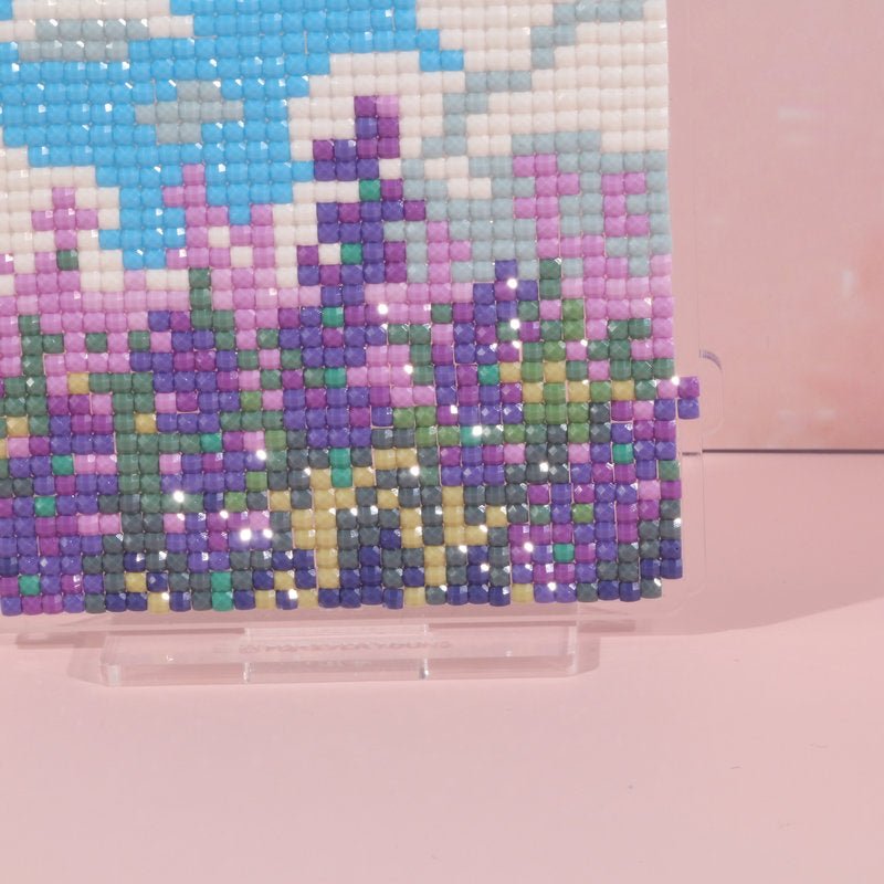 LumiGem Lavender Miniature Scene Diamond Painting Stand - Forever Young®️ DIY -