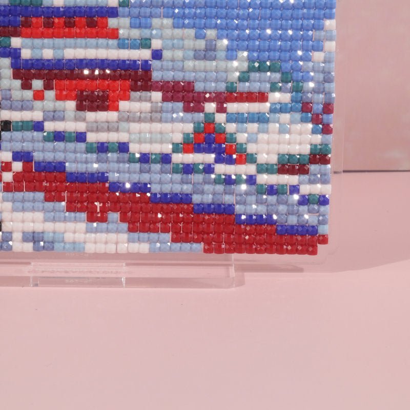 LumiGem Snow Charm of the Ancient Temple Diamond Painting Stand - Forever Young®️ DIY -