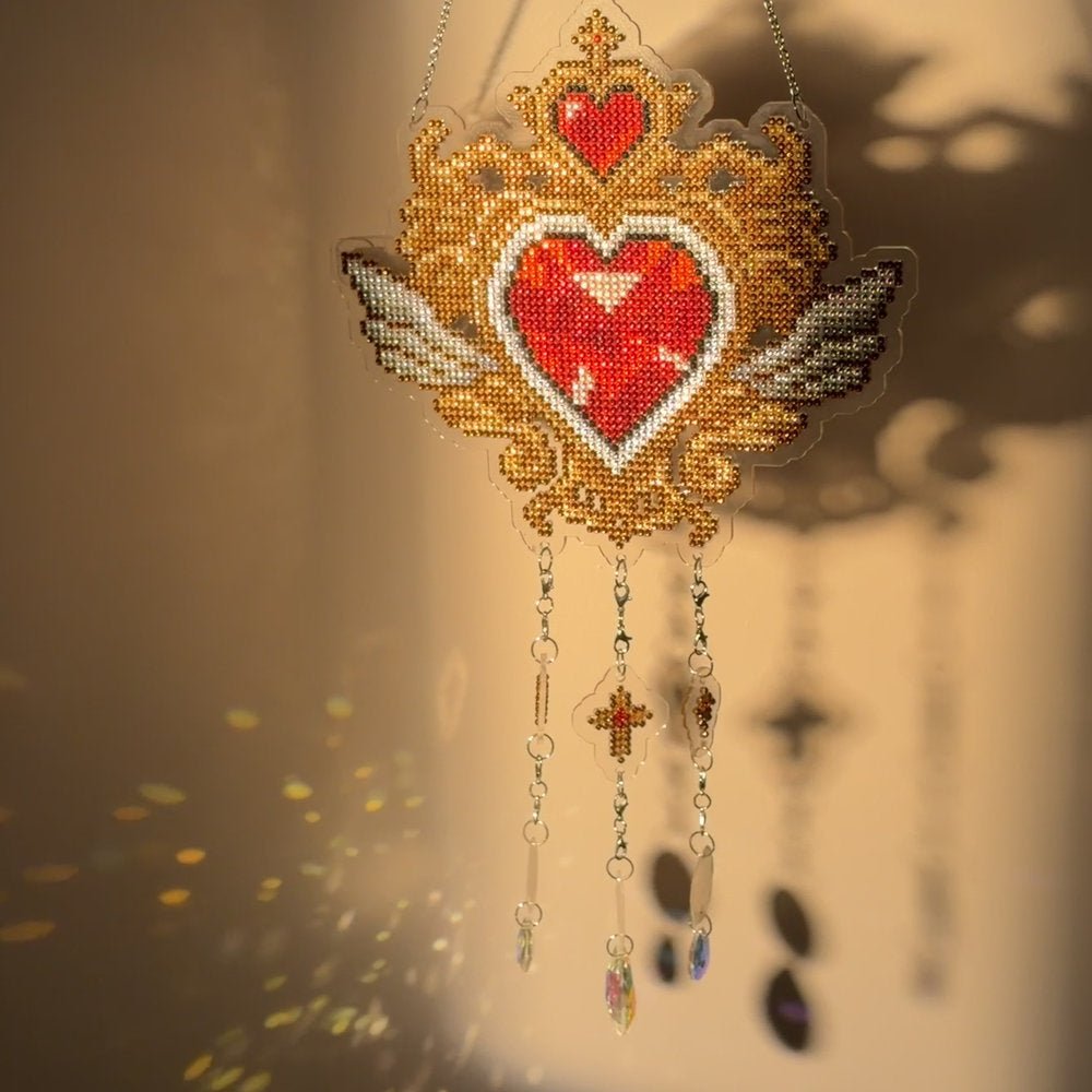 LumiGem Suncatcher Vowed Heart - Forever Young®️ DIY -