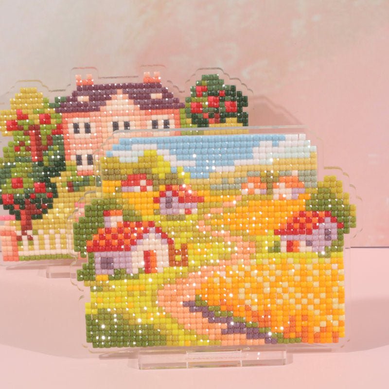 LumiGem Watching Over the Wheat Field Diamond Painting Stand - Forever Young®️ DIY -