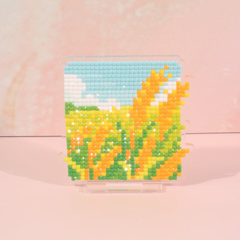 LumiGem Wheat Ear Miniature Scene Diamond Painting Stand - Forever Young®️ DIY -