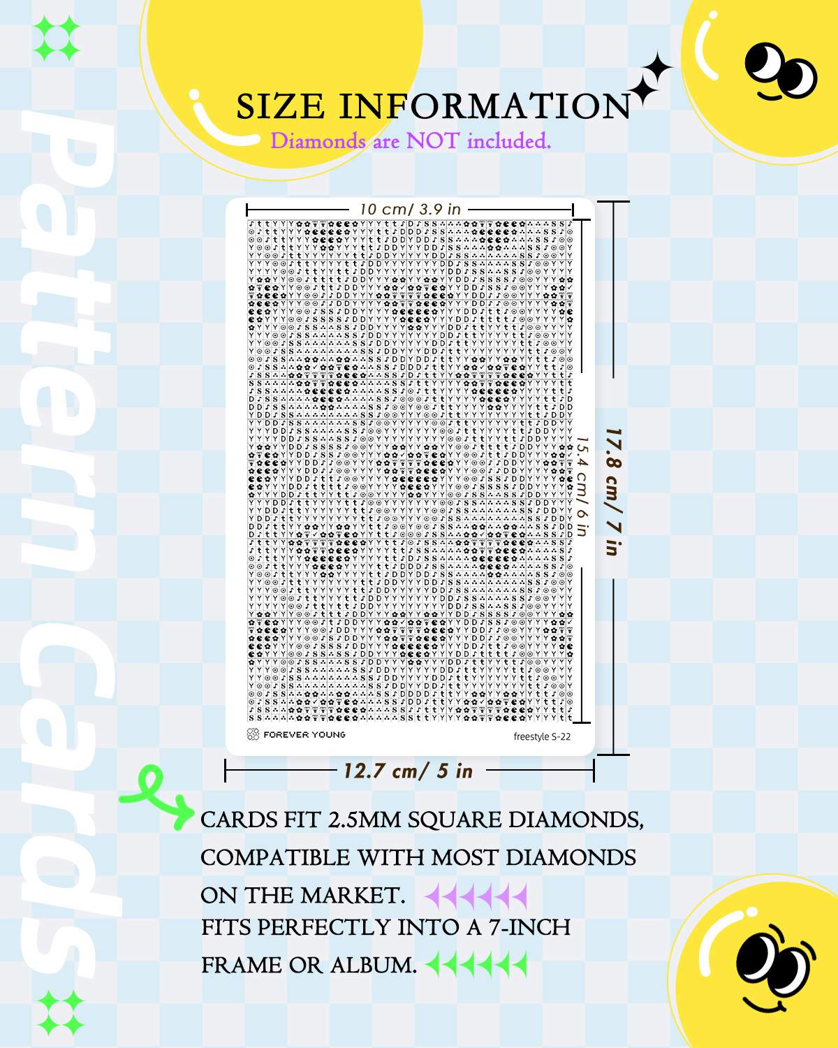 Minigem® : 24 Designs Diamond Freestyle Cards - Forever Young®️ DIY -