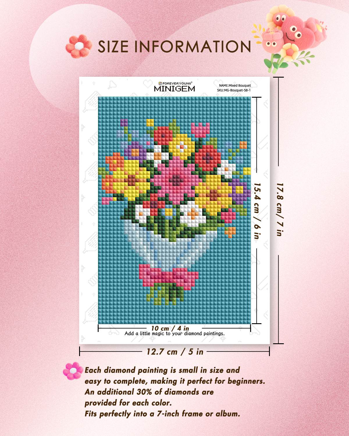 Minigem® : Blooming Bouquet - Forever Young®️ DIY -