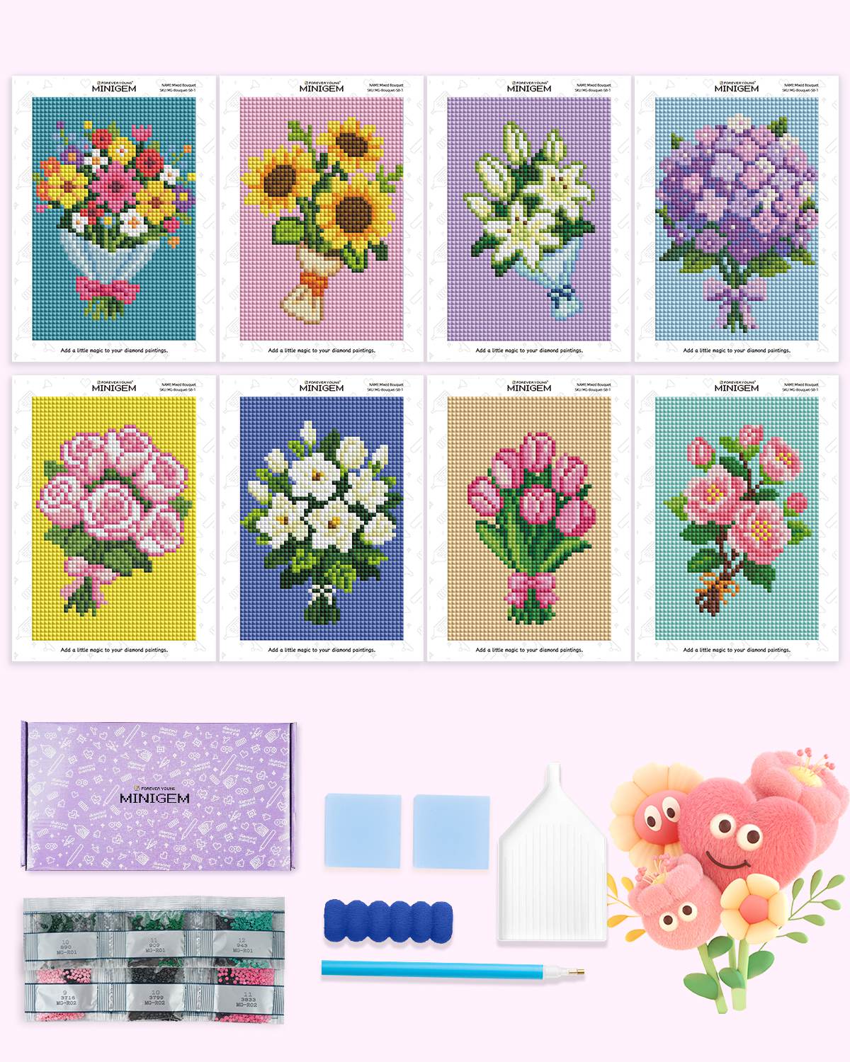 Minigem® : Blooming Bouquet - Forever Young®️ DIY -