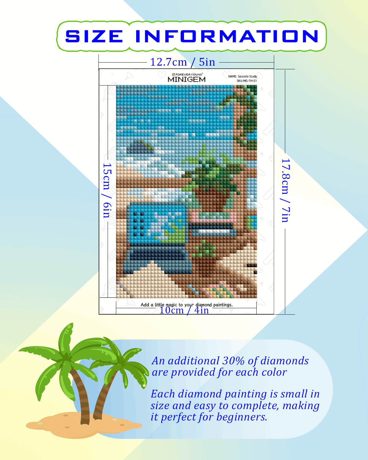 Minigem® :Coastal & Balloon Journey - Forever Young®️ DIY -