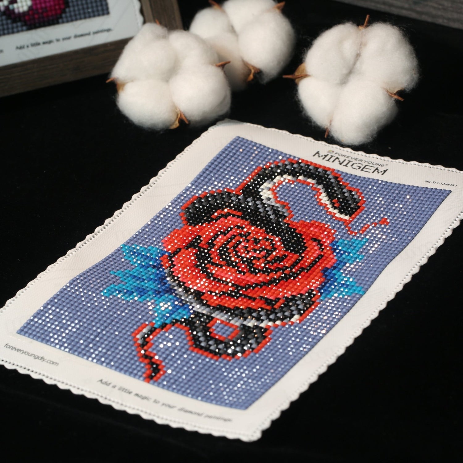 Minigem® :Crimson Serpent Rose - Forever Young®️ DIY -