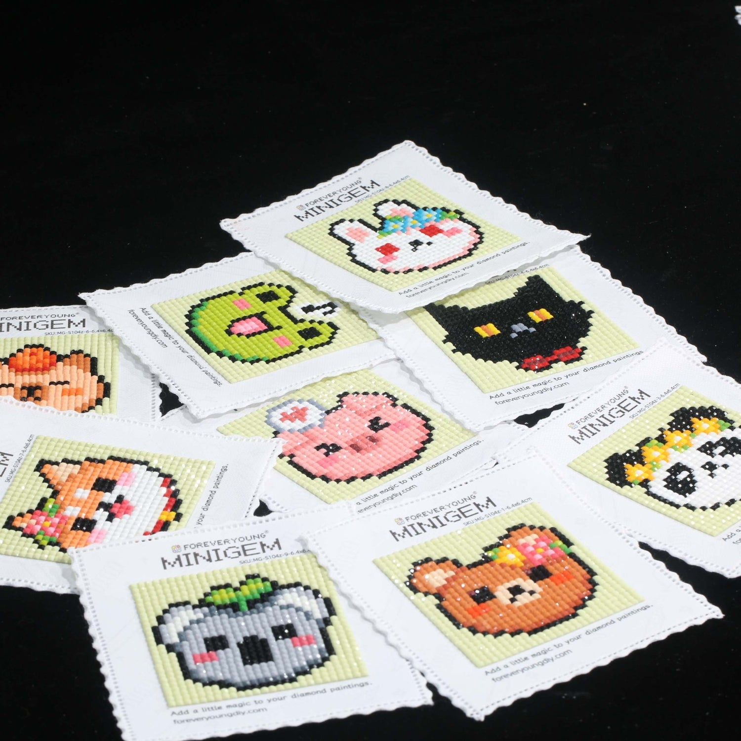 Minigem® :Cute Spring Animal Heads - Forever Young®️ DIY -