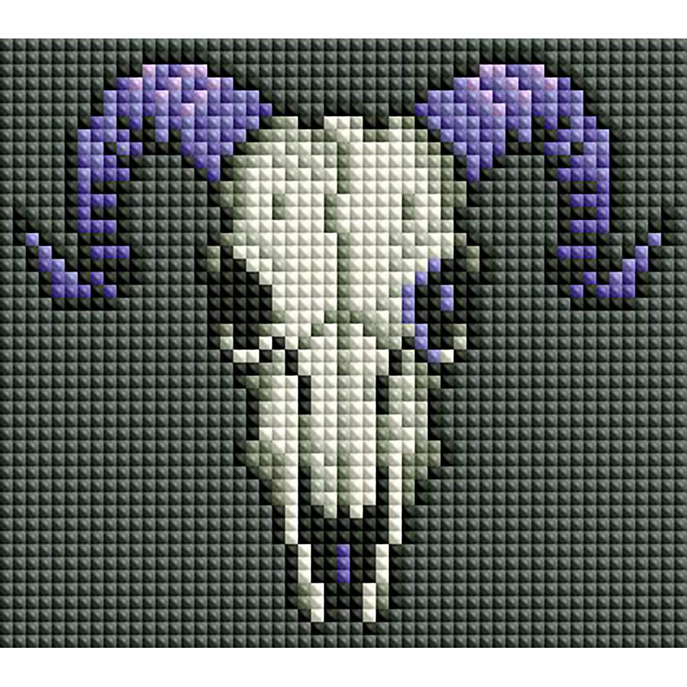 Minigem® :Demon Ram Skull - Forever Young®️ DIY -