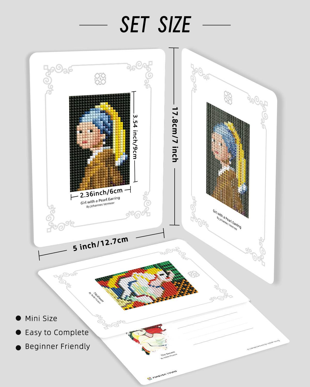 Minigem® : Famous Artists' Paintings - Forever Young®️ DIY -