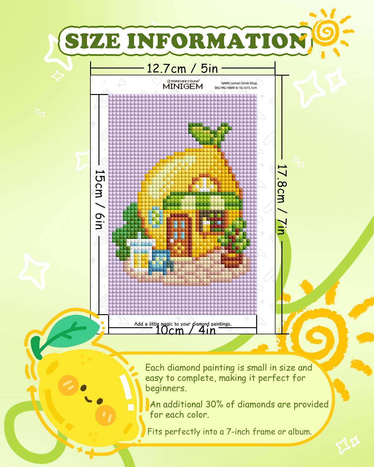 Minigem® :Fruit Cottage Series - Forever Young®️ DIY -