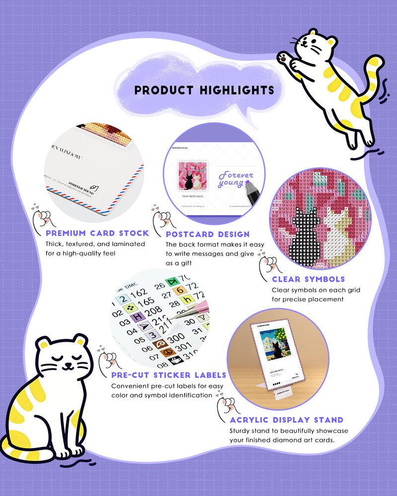 Minigem® : Kitty Around the World - Forever Young®️ DIY -
