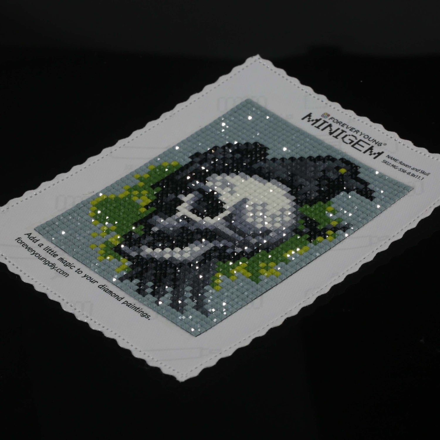 Minigem® :Raven and Skull - Forever Young®️ DIY -