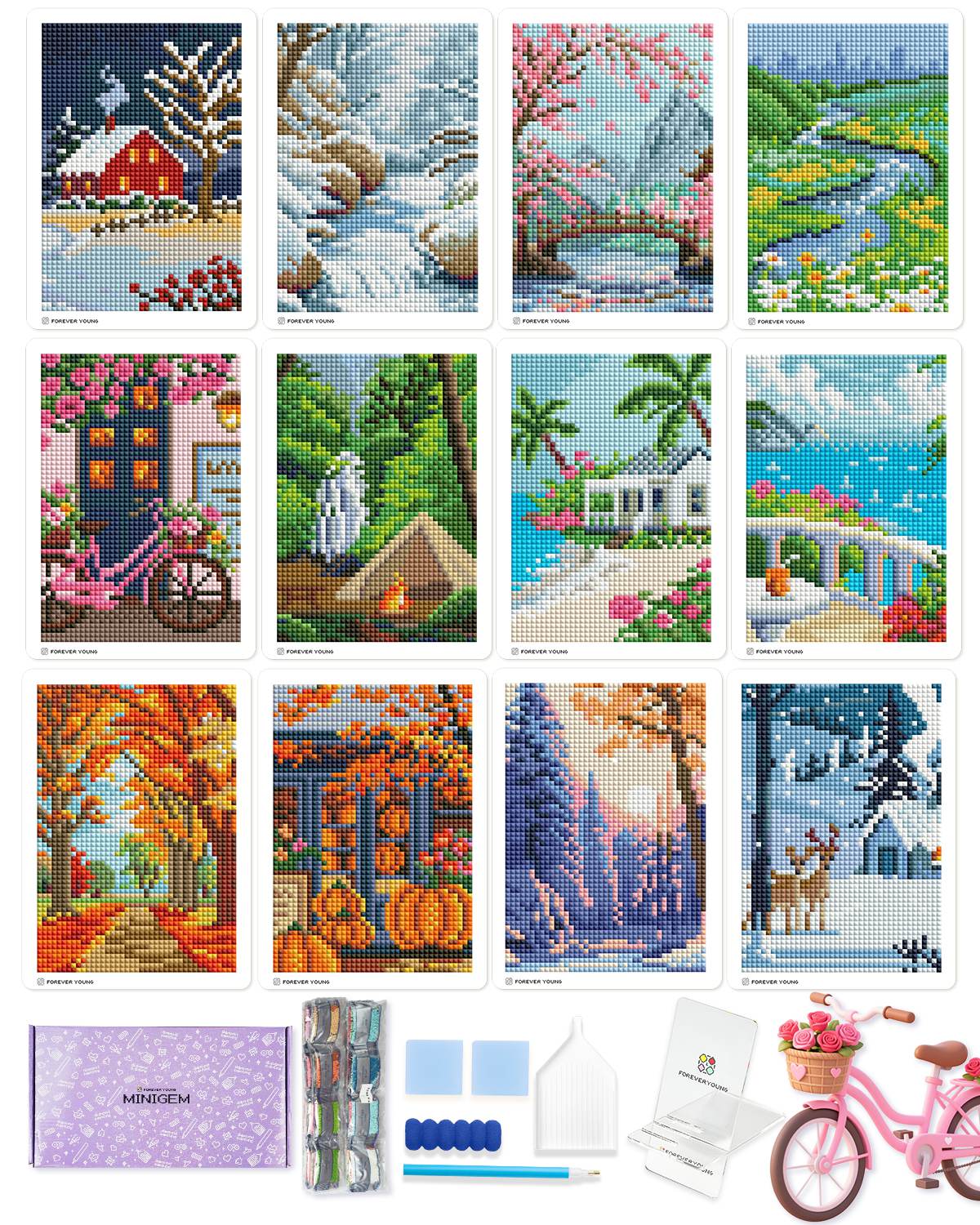Minigem® : Scenic Month - Forever Young®️ DIY -