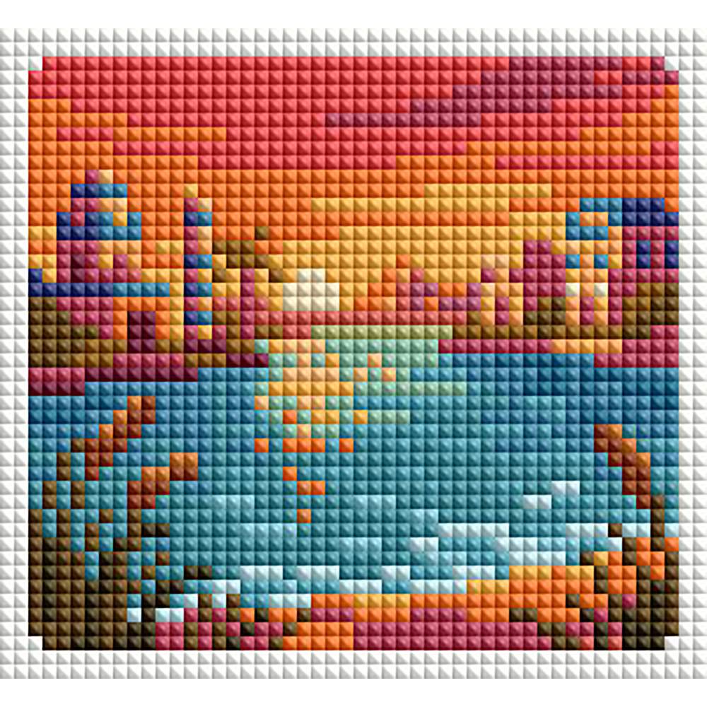 Minigem® :Sunset over Ancient Nile - Forever Young®️ DIY -