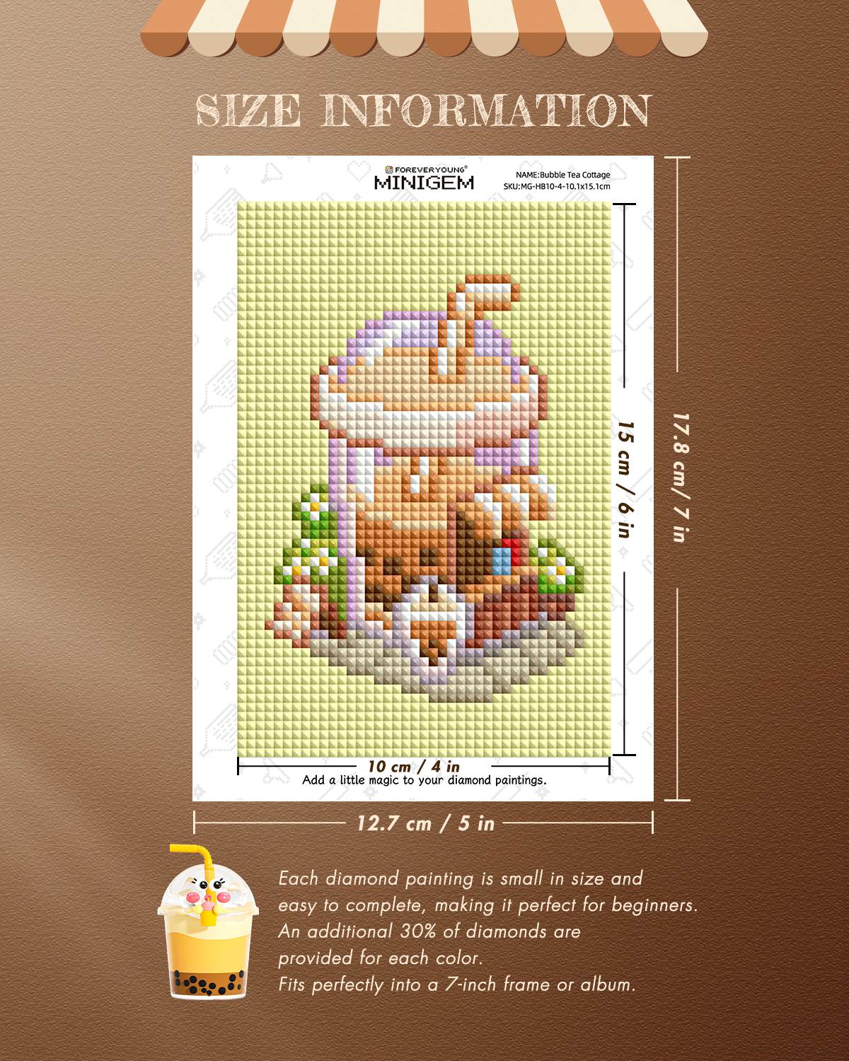 Minigem® :Tea Time Cottage Series - Forever Young®️ DIY -