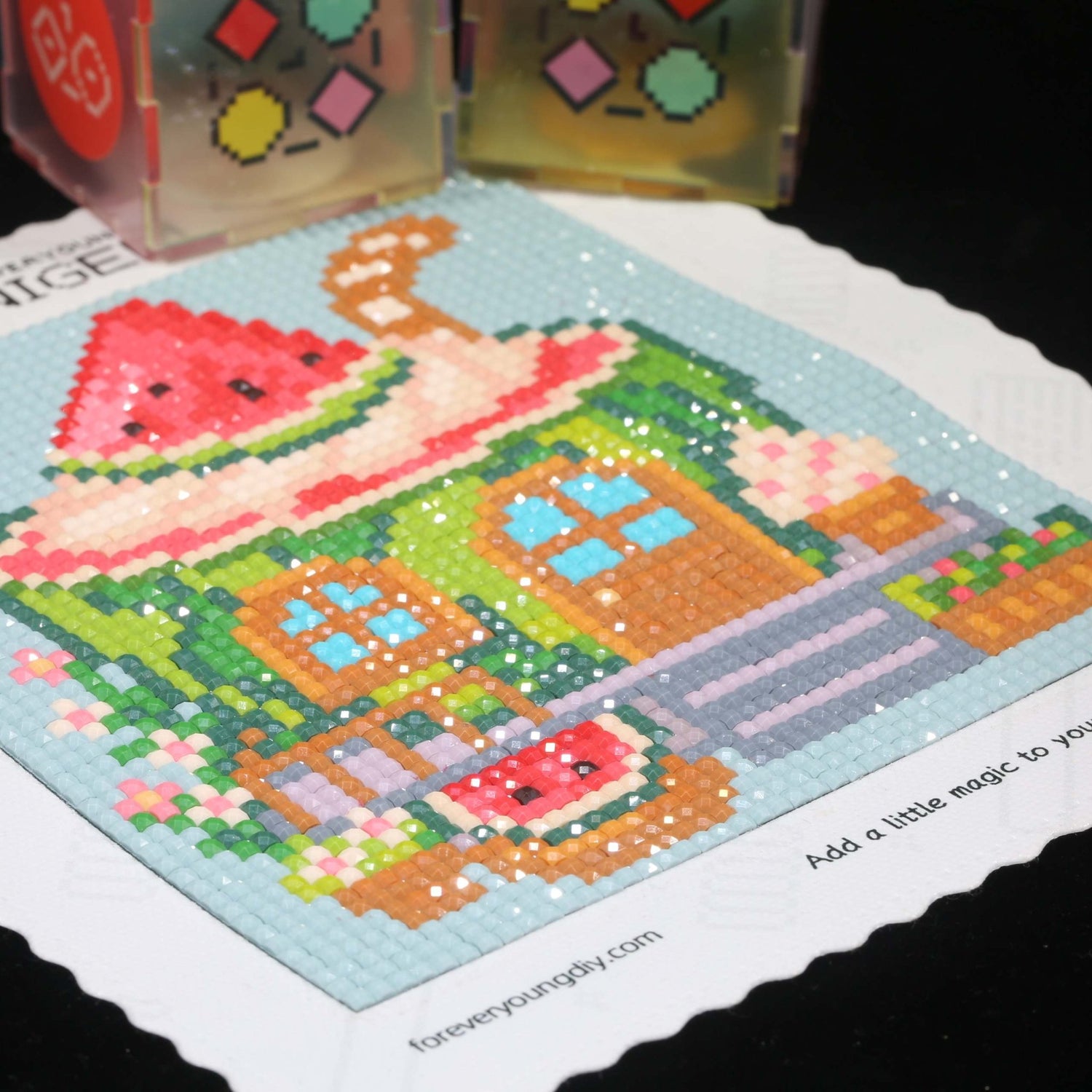 Minigem® :Watermelon Dessert House - Forever Young®️ DIY -