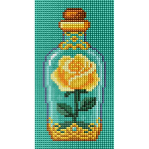 Minigem® :Yellow Rose Drift Bottle - Forever Young®️ DIY -