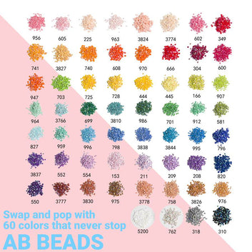 Round AB Beads 1 Bag (2000pcs) Single Color