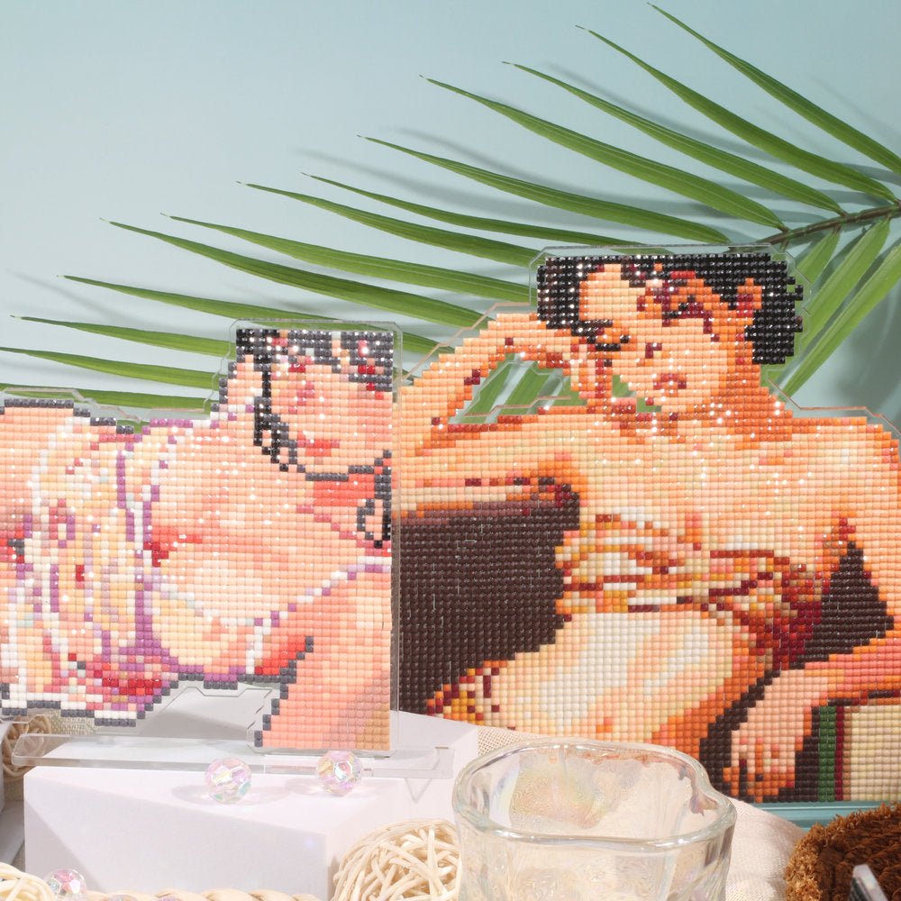 Relaxing Beauty Diamond Art Display Stand - Forever Young®️ DIY -