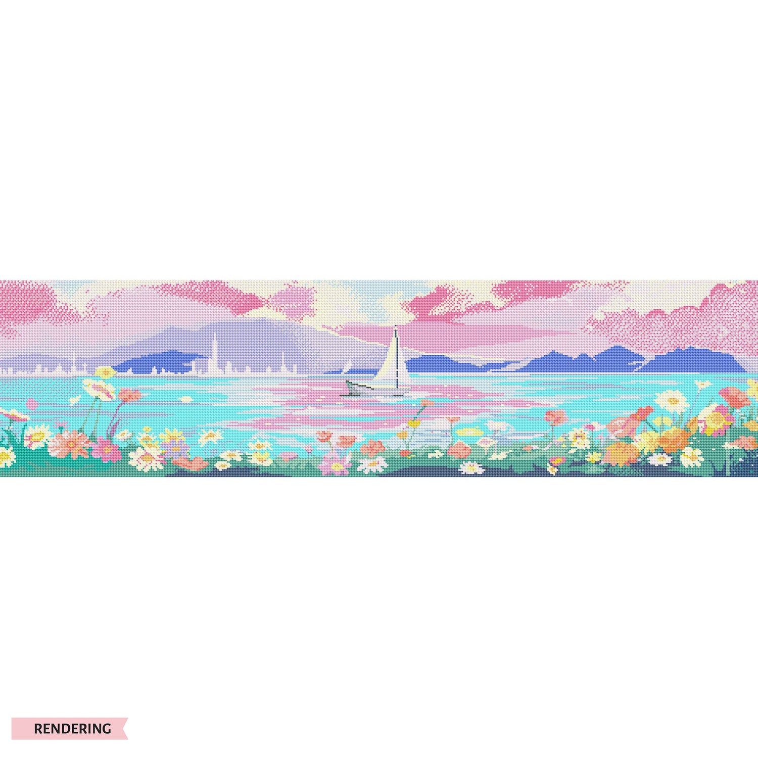 Seaside scenery - Crystal Diamond Painting - Forever Young®️ DIY -